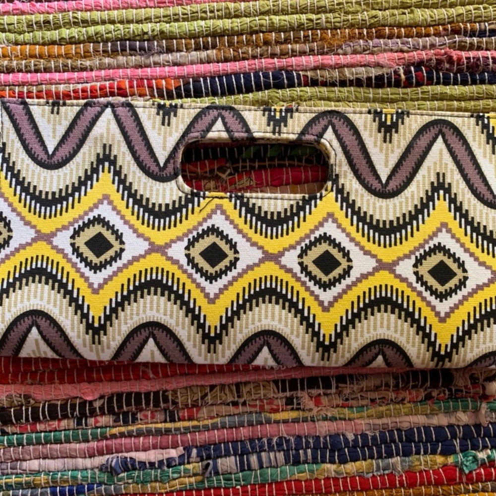 Tribal Print Cloth Clutch
